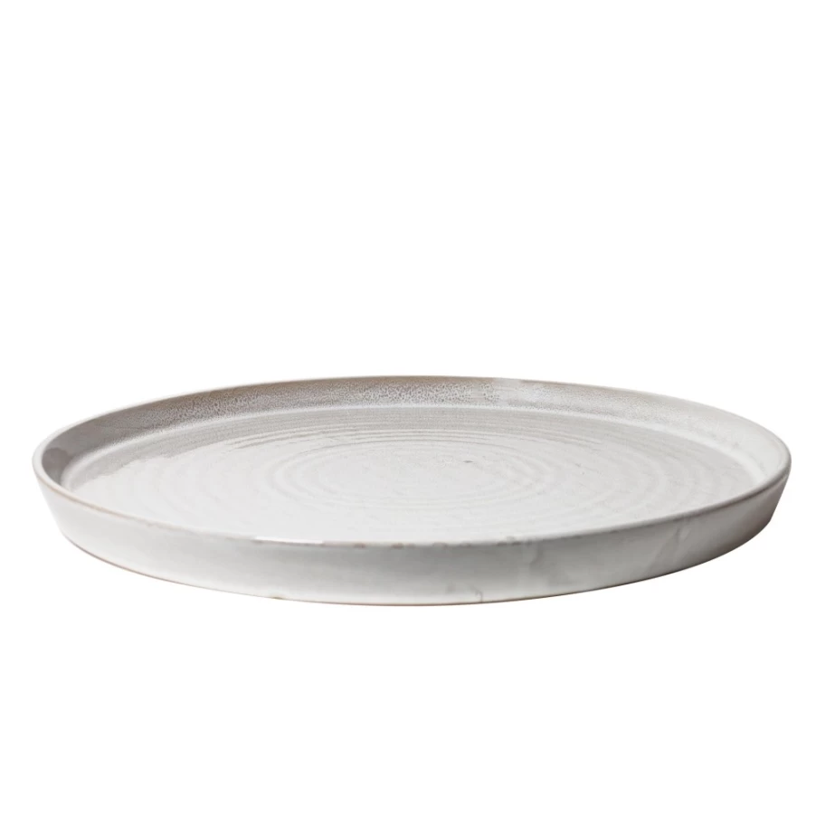 Robert Gordon Ceramic Platter - Snow Glaze Decorative Serving Dish