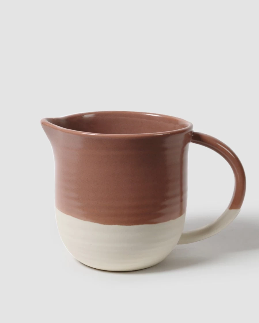 Robert Gordon Briar Jug - Handcrafted Ceramic Desert Rose Pitcher for Water & Wine