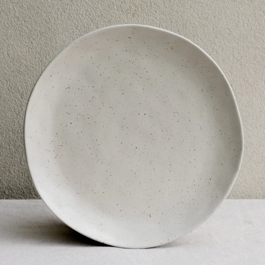 Robert Gordon 12-Piece Earth Tone Dinnerware Set - Natural Stoneware Plates & Bowls